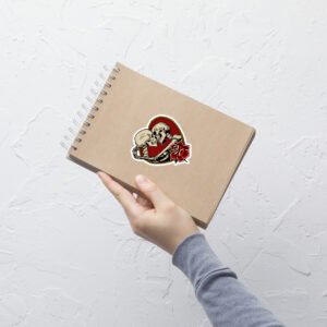 Autocollant Squelettes Enlacés - Medium