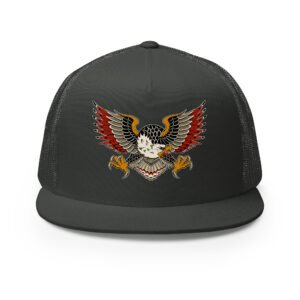 Casquette Trucker Aigle Old School - Style Tatouage Traditionnel