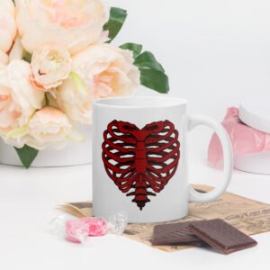 Mug Coeur Squelette