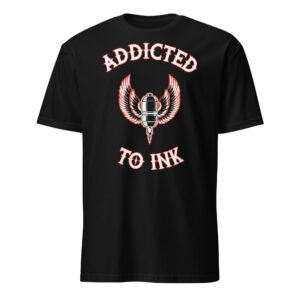 T-shirt Homme Passionné de Tatouages - Noir