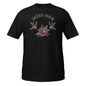 T-shirt Femme Maman Tatouée - Noir