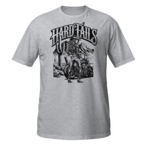 T-shirt Femme Biker Cowgirl - Gris Chiné
