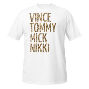 T-shirt Femme Motley Crüe Members - Blanc