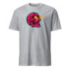 T-shirt Homme Crâne Néon - Gris Chiné