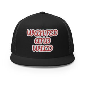 casquette trucker brodée Wanted and Wild