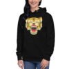 Sweat à Capuche en Coton avec Motif Tigre