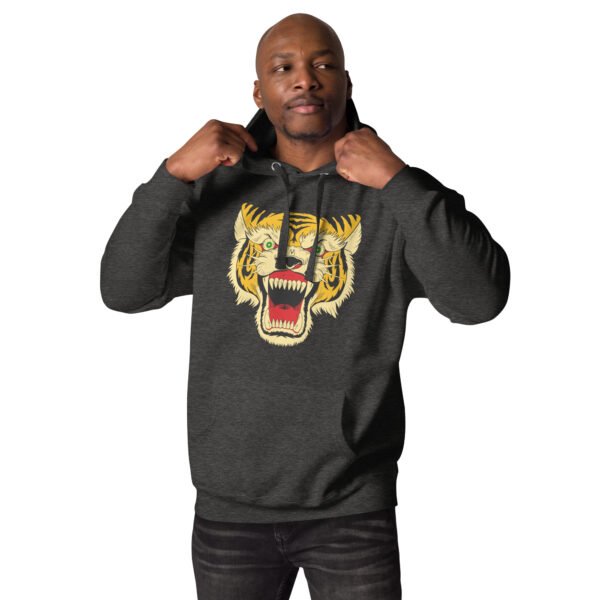 Sweat à Capuche en Coton avec Motif Tigre