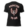 T-shirt Homme Passionné de Tatouages - Noir Chiné