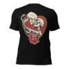 T-shirt Homme Squelettes Enlacés - Noir