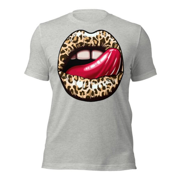 T-shirt Homme Rock - Lèvres Sauvages - Gris Chiné