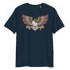 T-shirt Femme Aigle Old School - Bleu Marine