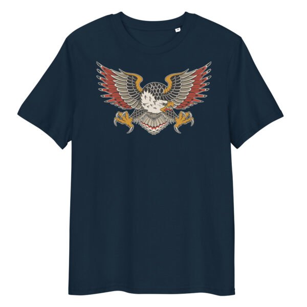 T-shirt Femme Aigle Old School - Bleu Marine