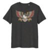 T-shirt Femme Aigle Old School - Gris Foncé Chiné