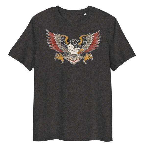 T-shirt Femme Aigle Old School - Gris Foncé Chiné