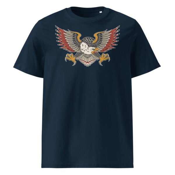 T-shirt Homme Aigle Old School - Bleu Marine