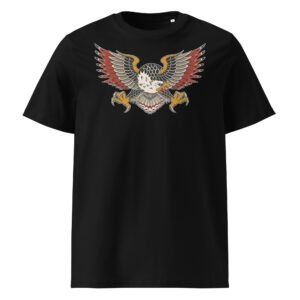 T-shirt Homme Aigle Old School - Noir