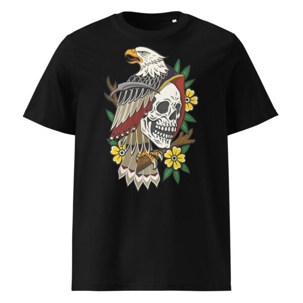 T-shirt Homme Aigle et Crane - Noir