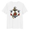 T-shirt Femme Ancre et Hirondelles - Blanc