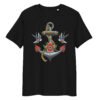 T-shirt Femme Ancre et Hirondelles - Le Style Old School Irresistible - 100% Coton Bio