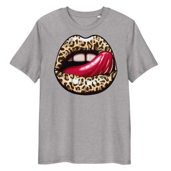 T-shirt Femme Bouche Rock - Gris Chiné