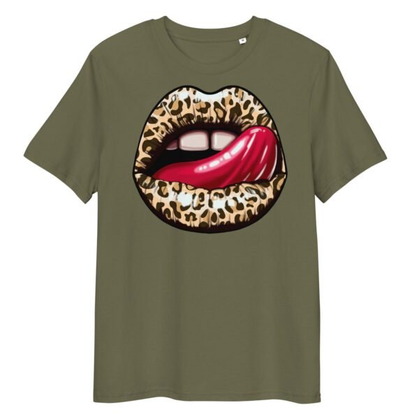 T-shirt Femme Bouche Rock - Kaki