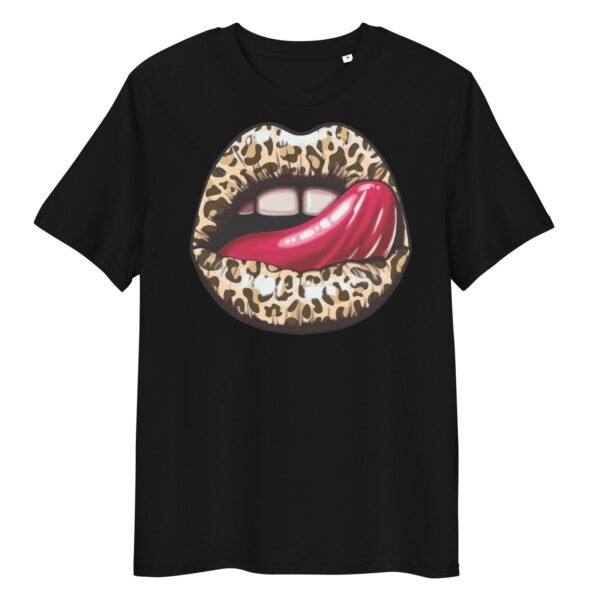 T-shirt Femme Bouche Rock - Noir
