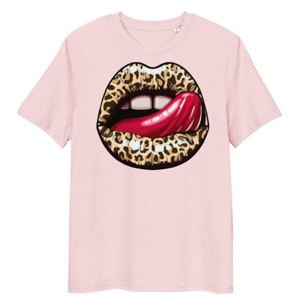 T-shirt Femme Bouche Rock - Rose