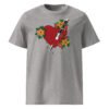 T-shirt Homme Cœur Poignardé - Gris Chiné