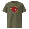 T-shirt Homme Cœur Poignardé - Kaki