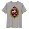 T-shirt Femme Cœur Sacré - Gris Chiné