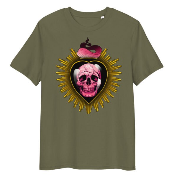 T-shirt Femme Cœur Sacré - Kaki
