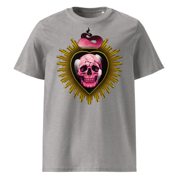 T-shirt Homme Cœur Sacré - Gris Chiné