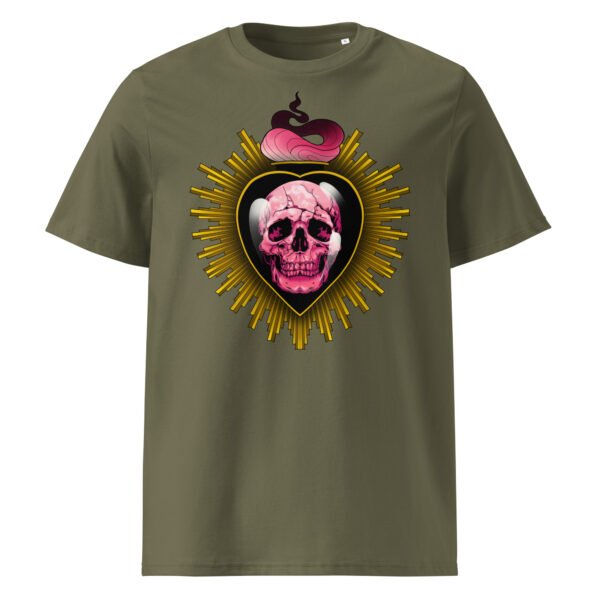T-shirt Homme Cœur Sacré - Kaki