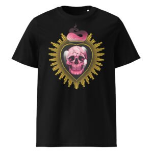 T-shirt Homme Cœur Sacré - Noir