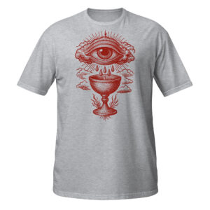 T-shirt Femme Œil Mystique - Gris Chiné