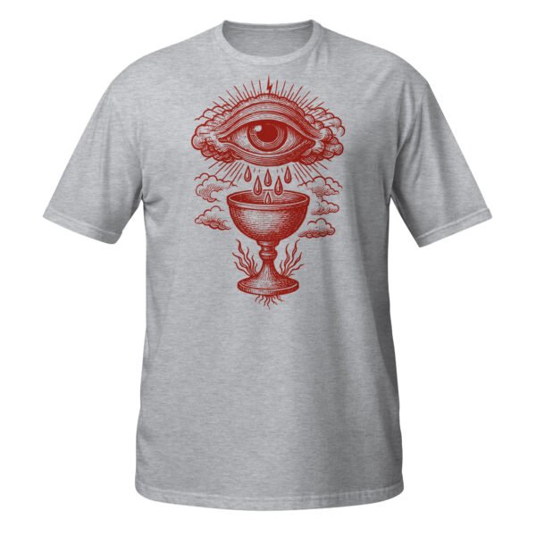 T-shirt Femme Œil Mystique - Gris Chiné