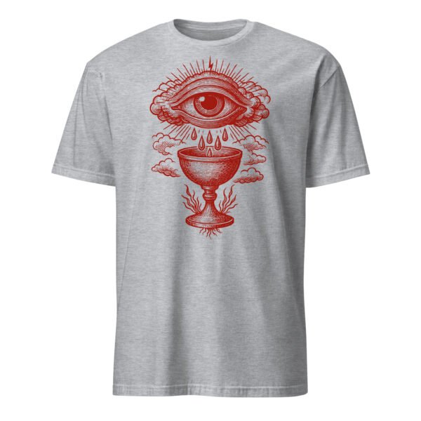 T-shirt Homme Œil Mystique - Gris Chiné
