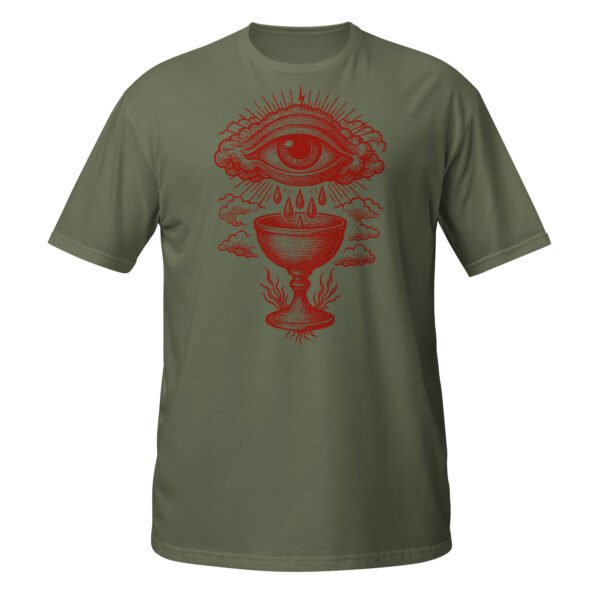 T-shirt Femme Œil Mystique - Kaki