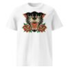 T-shirt Homme Panthère Old School - Blanc