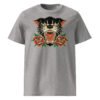 T-shirt Homme Panthère Old School - Gris Chiné