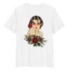 T-shirt Femme Pin Up tatouée - Blanc