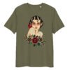 T-shirt Femme Pin Up tatouée - Kaki