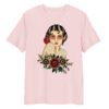 T-shirt Femme Pin Up tatouée - Rose