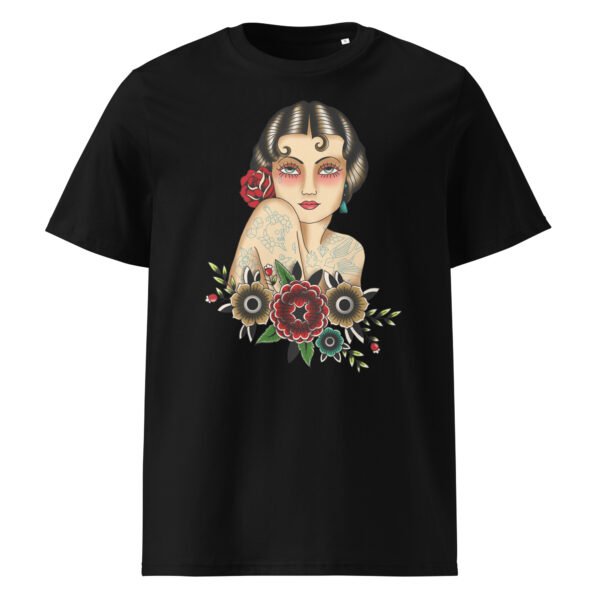 T-shirt Homme Pin Up tatouée - Noir
