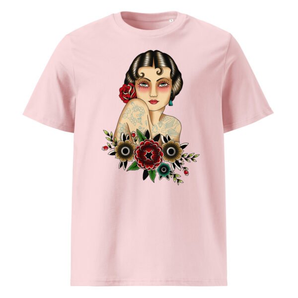 T-shirt Homme Pin Up tatouée - Rose