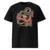 T-shirt Homme Serpent et Fleurs - Noir