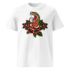 SERPENT et ROSE-t-shirt-Homme-Blanc-front T-shirt Homme Serpent et Rose - Blanc