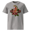 SERPENT et ROSE-t-shirt-Homme-Gris Chiné-front T-shirt Homme Serpent et Rose - Gris Chiné