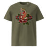 SERPENT et ROSE-t-shirt-Homme-Kaki-front T-shirt Homme Serpent et Rose - Kaki