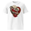 T-shirt Homme Squelettes Enlacés - Blanc
